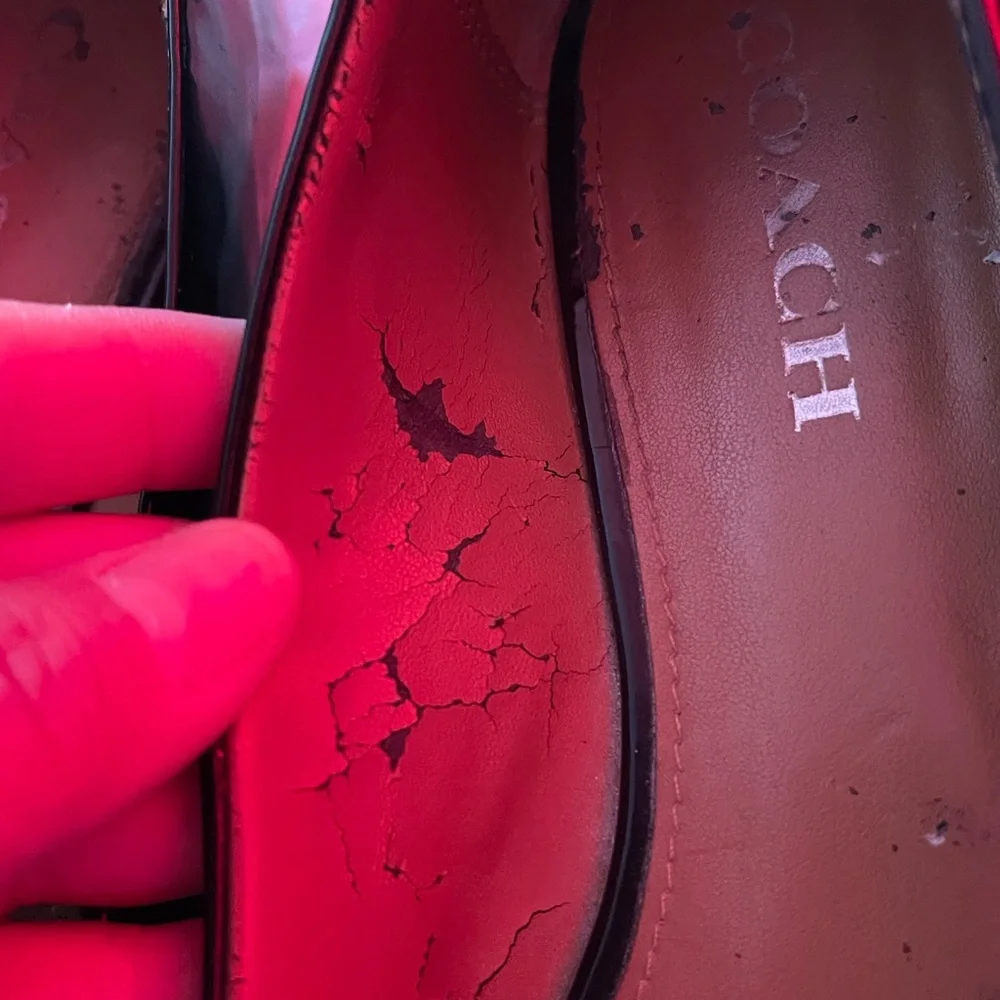 Black coach flats - Picture 4 of 8